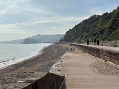 Looking back towards Teignmouth from close to Holcombe